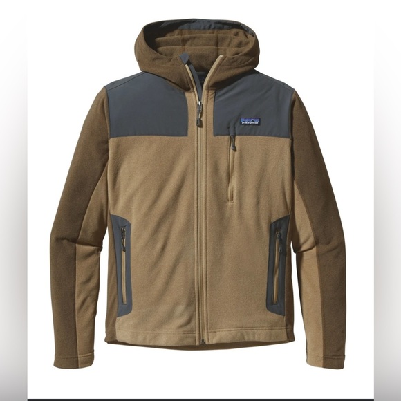 Patagonia Brown and Gray Hooded Jacket size Small - Picture 1 of 10